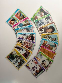 Topps 1978 NFL Football Cards Lot (13 cards) Vintage Base (incomplete) Set
