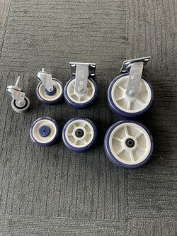 Rubber Swivel Caster HD Wheels