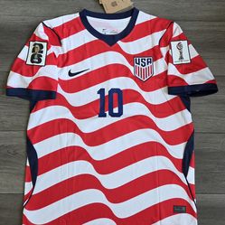 UNITED STATES PULISIC WORLD CUP SOCCER JERSEY