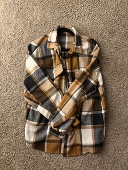 Long sleeve flannel medium size