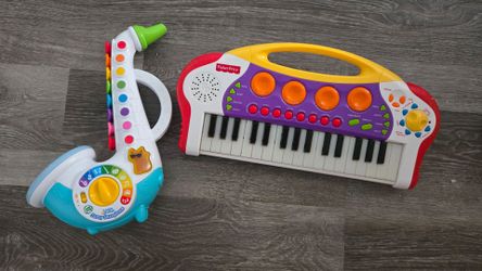 Leap frog fisher price saxophone piano musical toy set