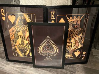 Poker room wall poster art