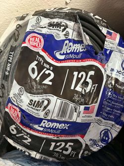 New romex wire 6/2