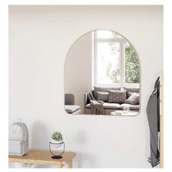 Umbra Arched Brass Mirror 34 X 36 Like New