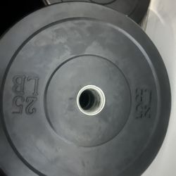 Black 25lb weight Set (2)