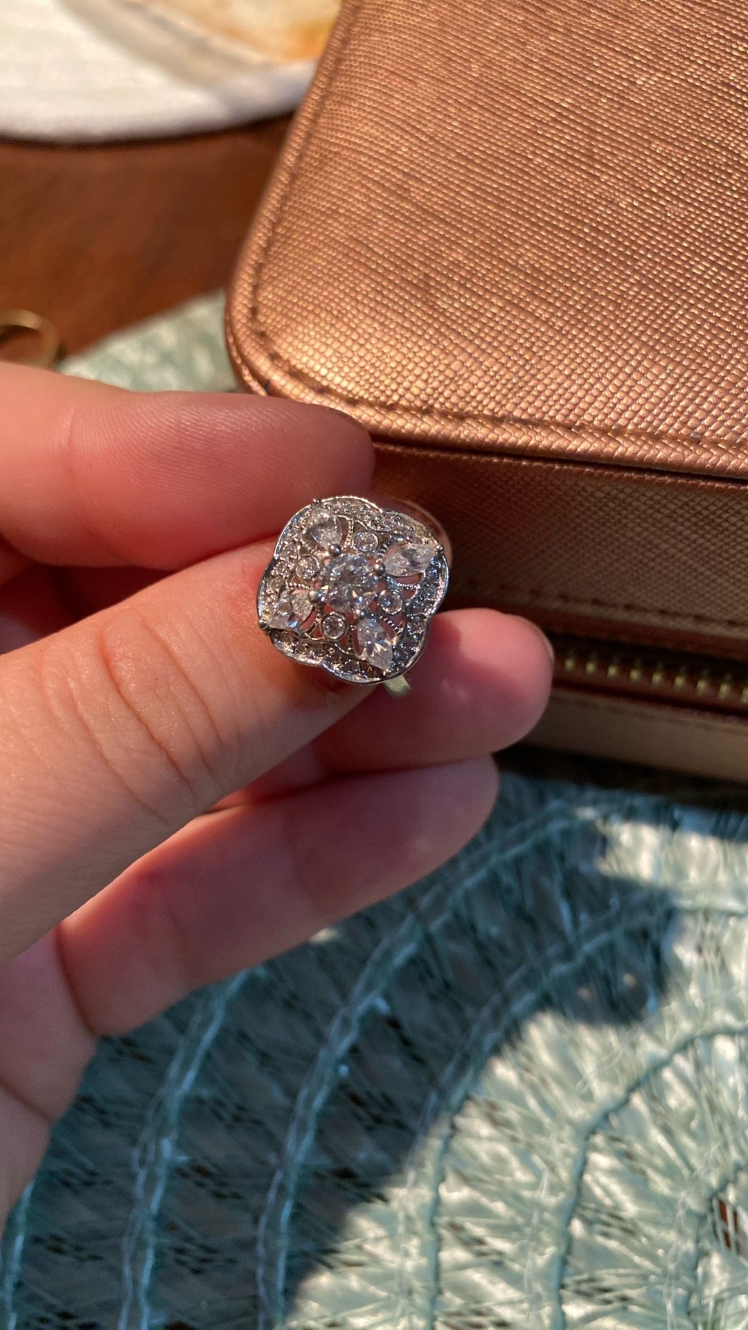 Floral Cluster Ring 
