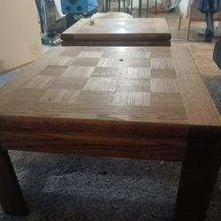 Two small tables