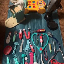 Doctor Toys And Kitchen Baking Toys And Tic Tac Tony