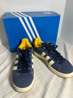 adidas Campus 00s J Navy Yellow Gum Suede Sneakers Youth 6.5 JS3540 New