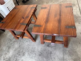 Western coffee tables vintage, rustic solid wood