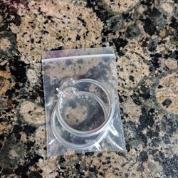 18K Gold Plated Hoop Huggie Earrings Simple Design *Pick Up Only*