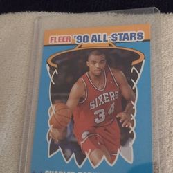 Basketball Charles Barkley 1980 Fleer All-star card. Cash porch pickup Redmond