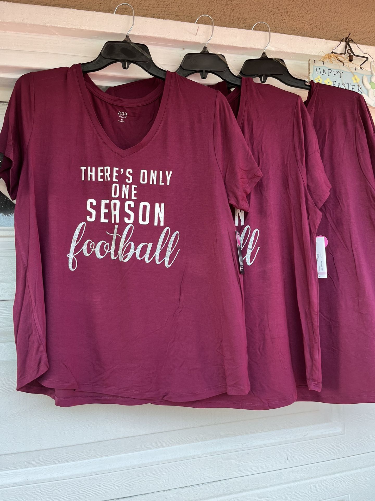 2X, 3x & 4XTee Shirts 3.00 Each