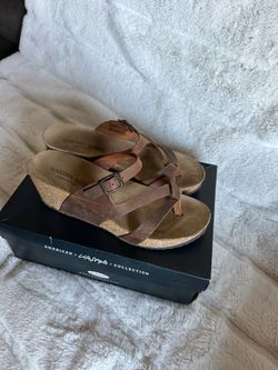 Leather sandals for  women size 9.5 or 10