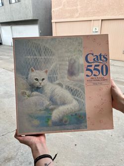 Vintage 550 Piece Cat Jigsaw Puzzle