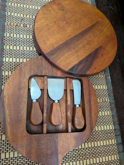4 piece cheese board set cutting board