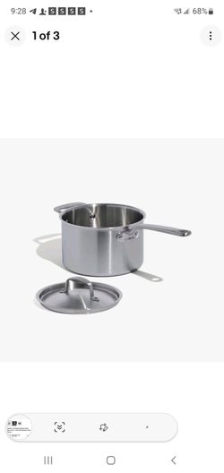 🍳 Made In 4-Quart 5-Ply Stainless Steel Saucepan with Lid – Brand New