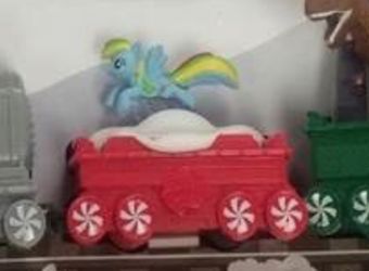 NEW "McDONALD'S 2017 HOLIDAY EXPRESS MY LITTLE PONY TRAIN CAR TOY #5 "