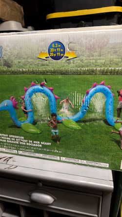 H2OGO! 20ft Giant Sea Serpent Kids Inflatable Sprinkler