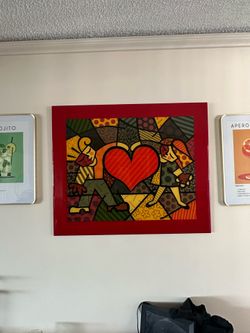 Authentic Romeo Britto- Heart Kids