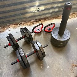 PINROYAL Adjustable Dumbbells & Kettlebell Handles