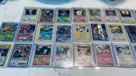 Pokemon cards mix vintage and mid era