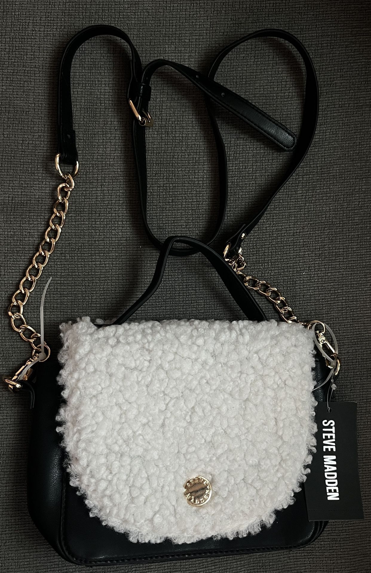 Steve Madden Sherpa Crossbody Purse