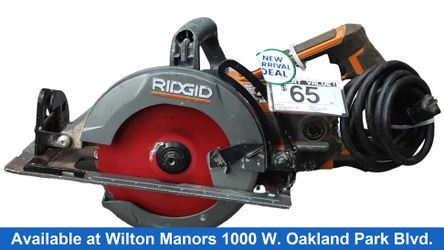 Ridgid R32104 Orange Corded Circular Saw
