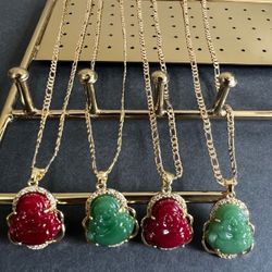 Gold Plated Buddha Chain 