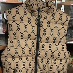 Mens Medium Super Luxury Puffer Vest 