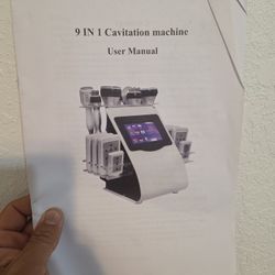 9 In 1 Cavitation Machine