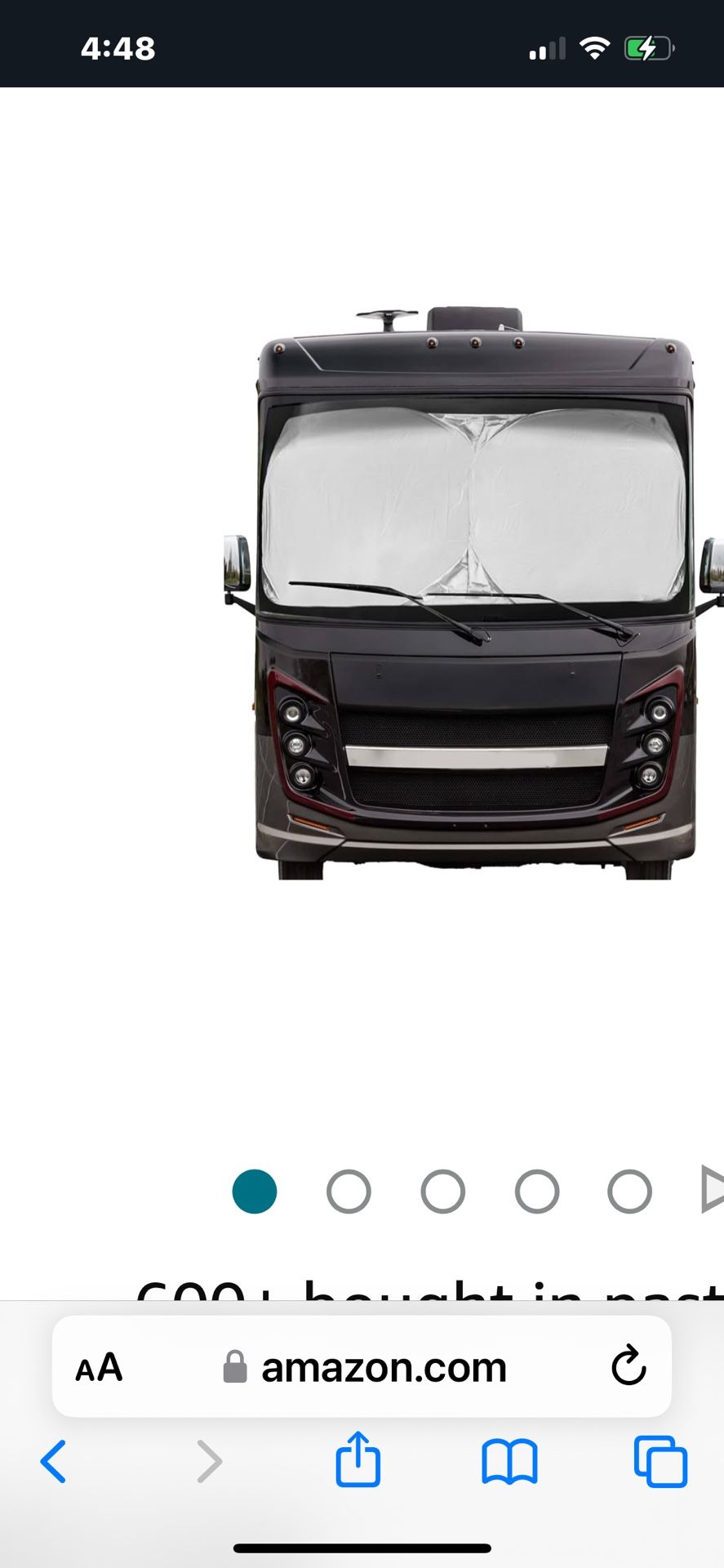 “New” Econour RV Reflective Windshield Sunshade(L 102” X 51”