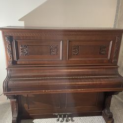 NICE IVERS & POND VINTAGE VICTORIAN STYLE PIANO 30k Value LOOK!