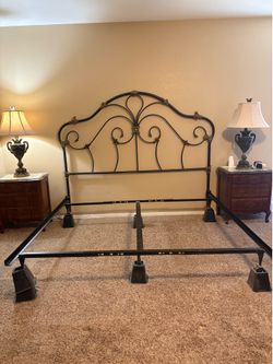 King headboard and frame