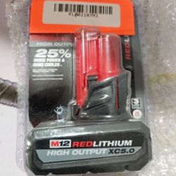 Milwaukee M12 5.0 XC Battery Pack