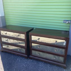 Mirrored Night Stands 