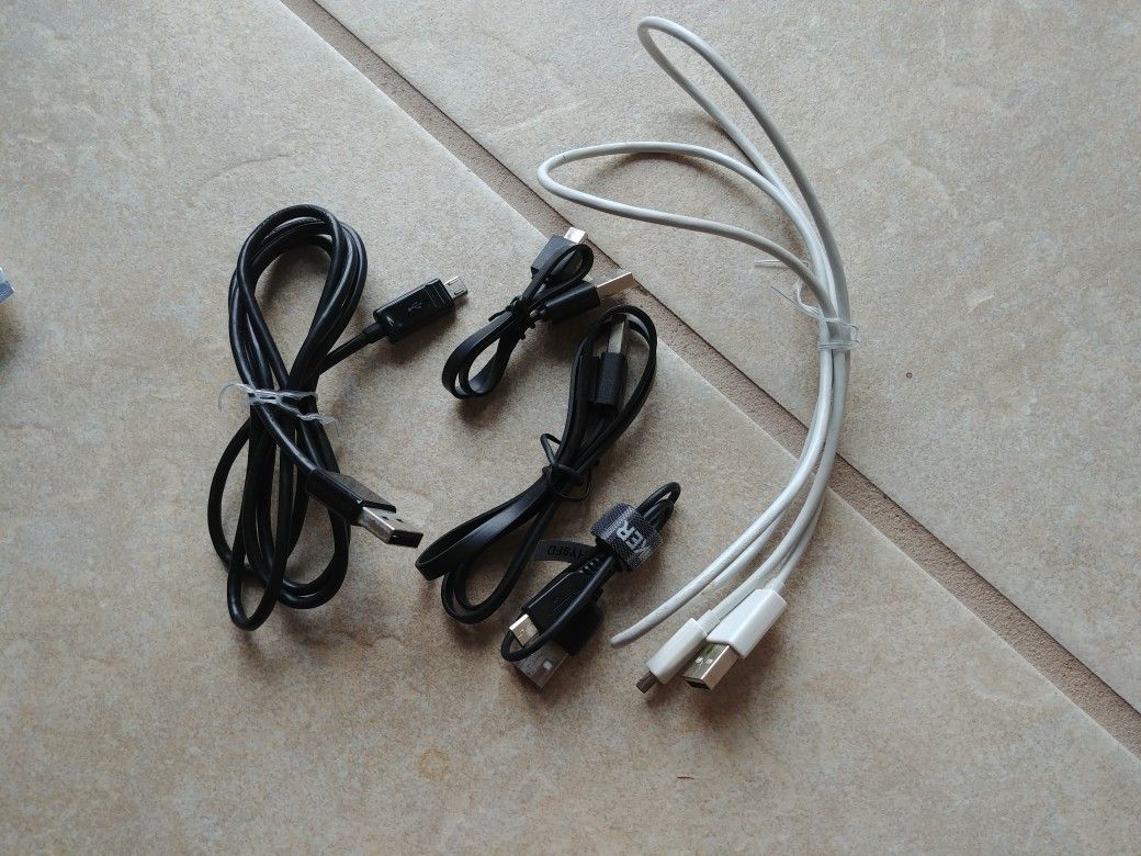 Micro USB cables