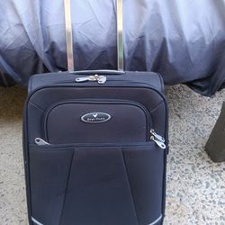 Small Black Luggage B A G S/Studio On Wheels