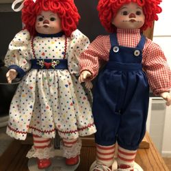 Raggedy Ann and Andy Dolls