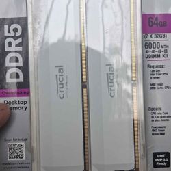 Crucial 64 GB RAM DDR5 6000MT/s