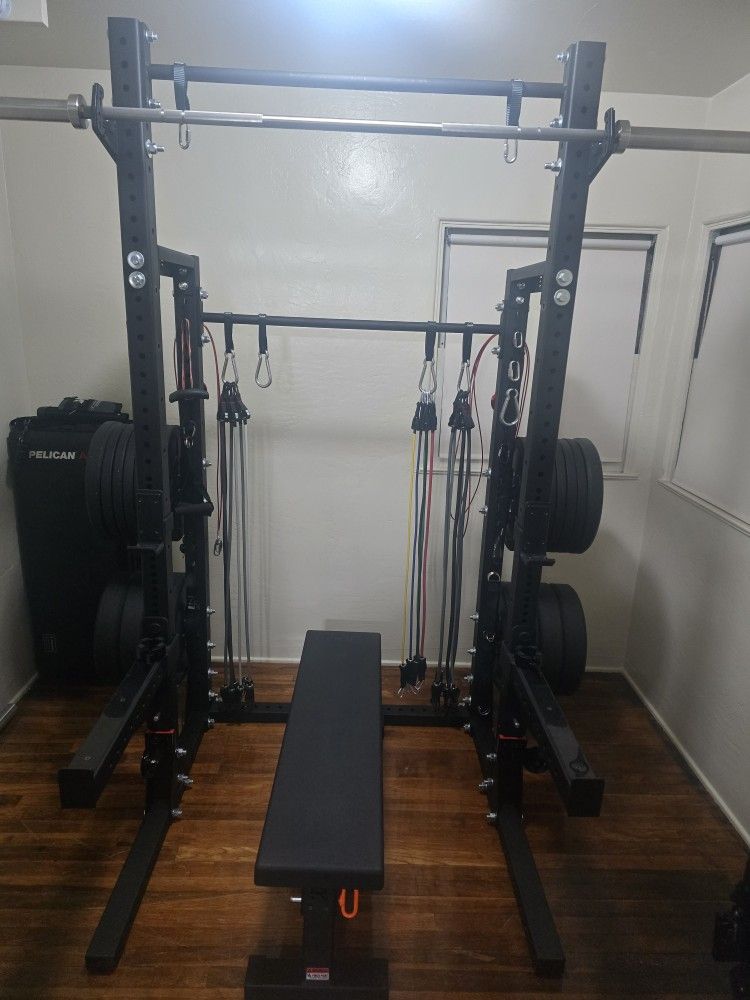 Rogue Fitness setup – bought last month for $2,815, selling for $2,000. Everything is like new.