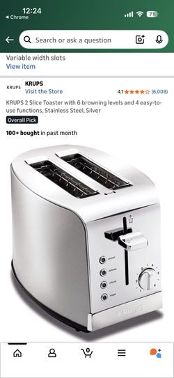 Krups Two Slice Toaster