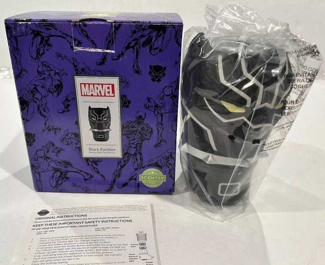 Scentsy Marvel Black Panther Warmer NIB