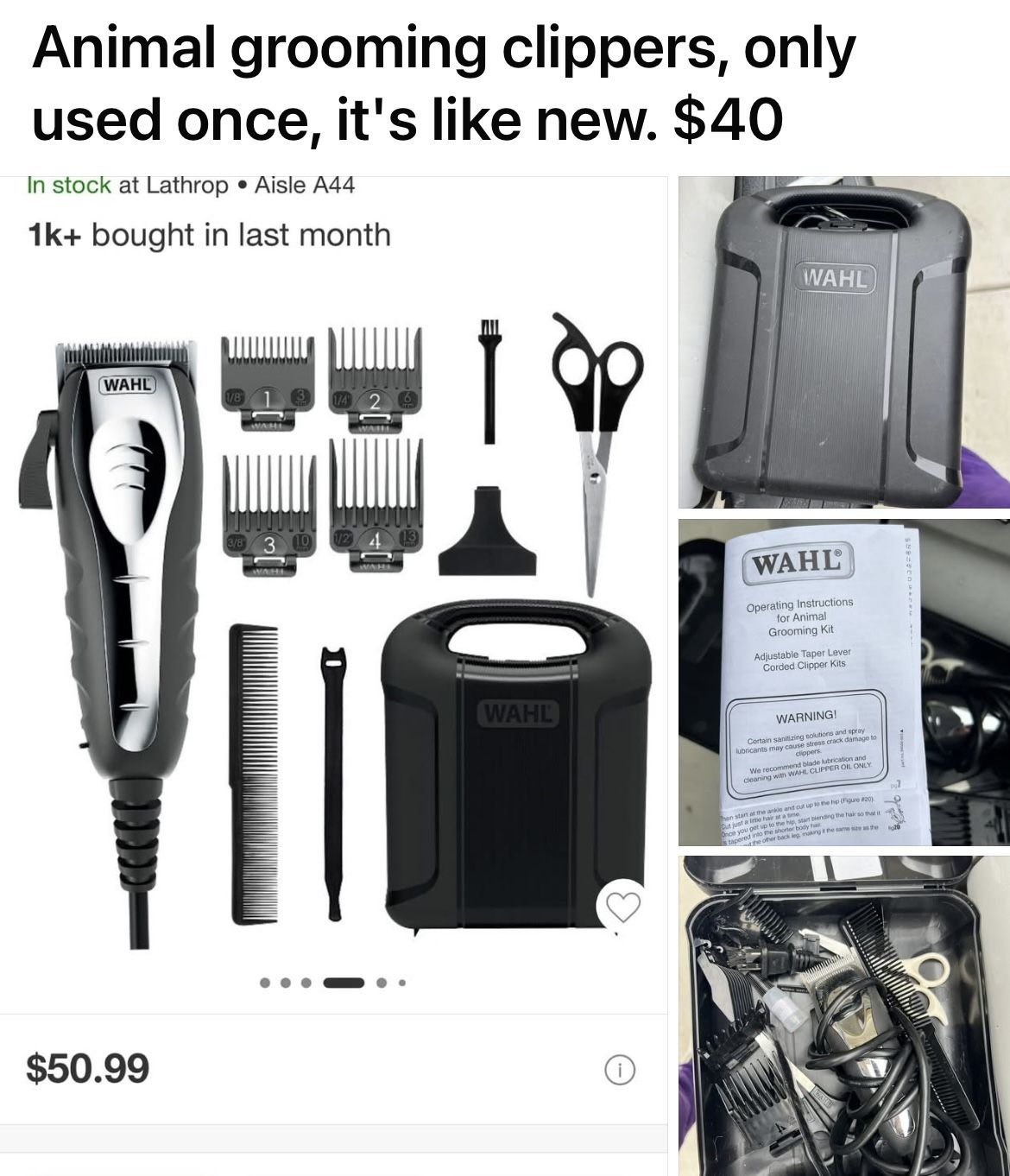 Animal Grooming Clippers