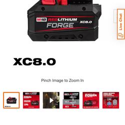 Milwaukee Xc.8 Battery 