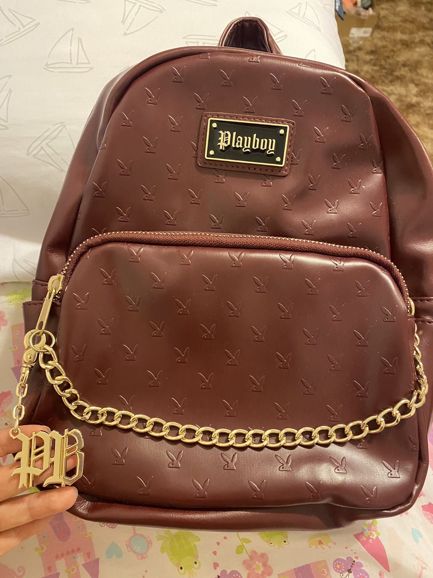 Women’s Playboy Backpack Burgundy