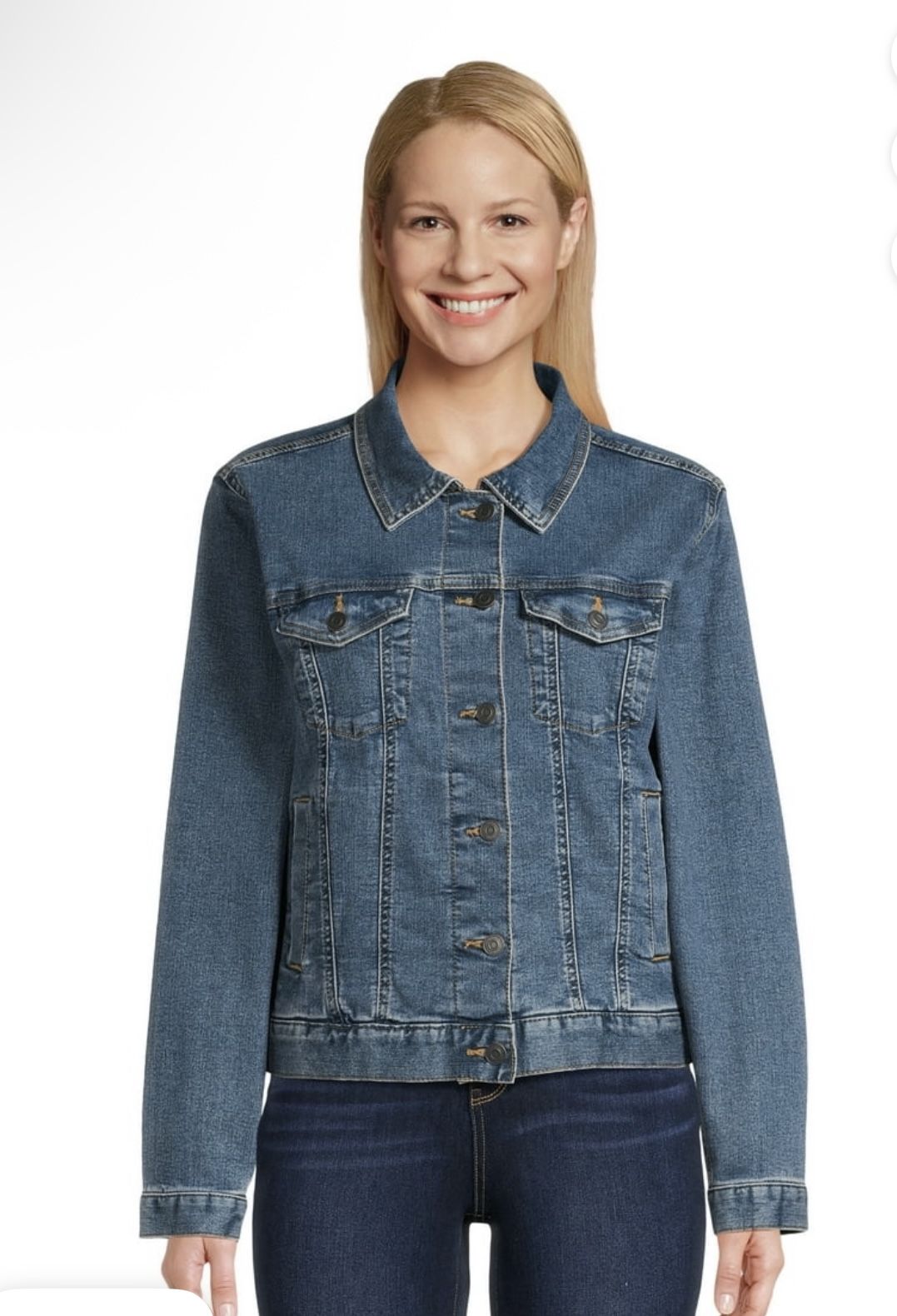 New Time And Tru Women’s Denim Jacket Size M