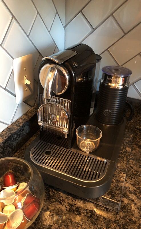 Nespresso machine coffee