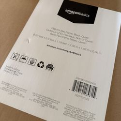 Platform Bed Frame, black Queen