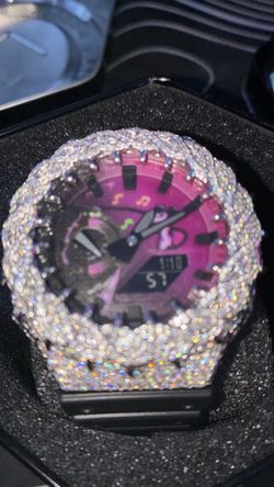 7 Custom Iced Out Casio G-Shock Watch